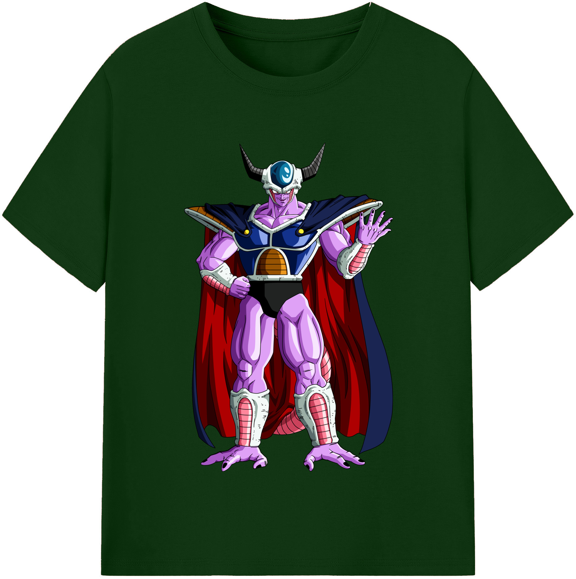 （画像用） ドラゴンボール コルド大王 DRAGON BALL King Cold 綿100％半袖Tシャツ（フロントプリント）